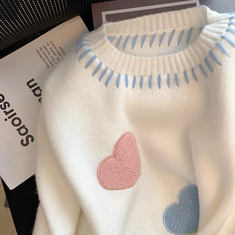 Primadonna heart print sweat top SSZZ287 images